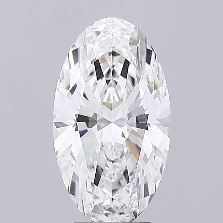 3.58 carat Moval GIA certified lab grown diamond close-up