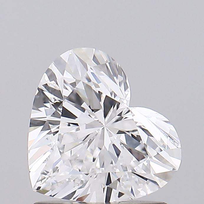 1.07 Carat Heart IGI Certified Lab Grown Diamond close-up
