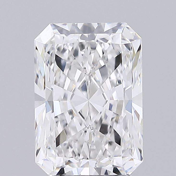 2.59 carat radiant GIA certified lab grown diamond close-up