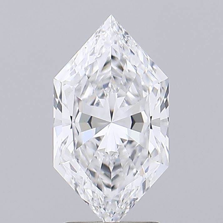 2.22 carat Dutch marquise GIA certified lab grown diamond on gray background