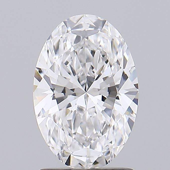 1.52 carat oval GIA certified lab grown diamond ring