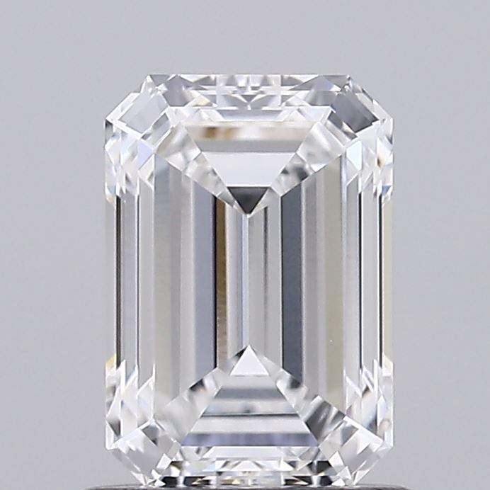 1.01 carat emerald cut GIA certified lab grown diamond ring