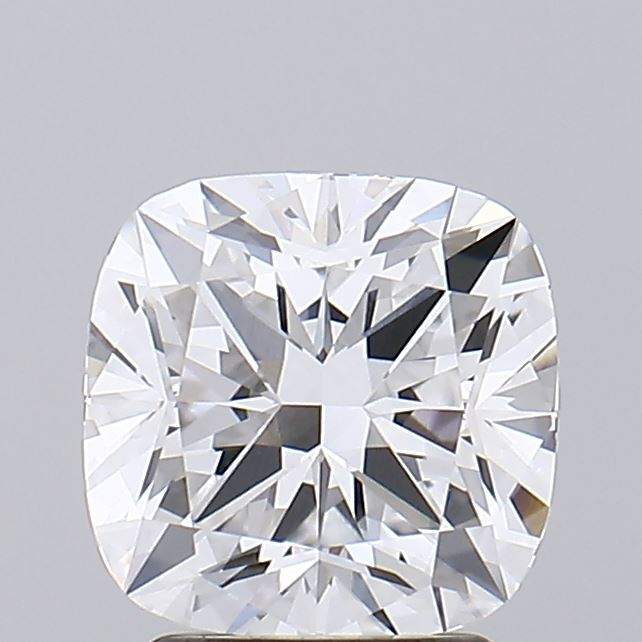 2.26 Carat Cushion GIA certified lab grown diamond gemstone close-up