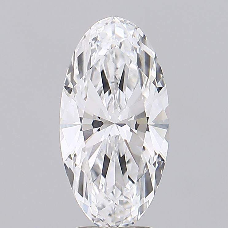 2.5 Carat Moval IGI Certified Lab Grown Diamond close-up