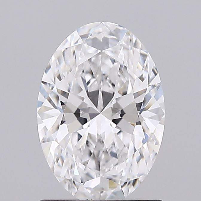 1.06 carat oval GIA certified lab grown diamond gemstone