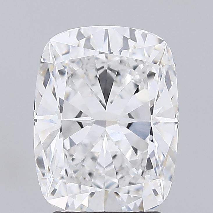 2.55 Carat Long Cushion GIA Certified Lab Grown Diamond close-up