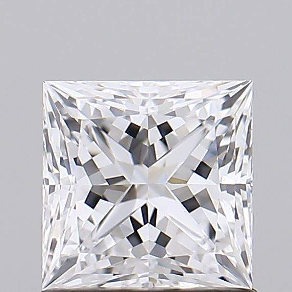 1.09 carat Princess IGI certified lab grown diamond square cut gemstone