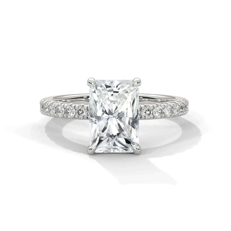 3.03 Carat Radiant Sunbelt Setting - Platinum
