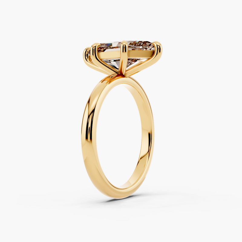 Classic Solitaire Champagne Setting